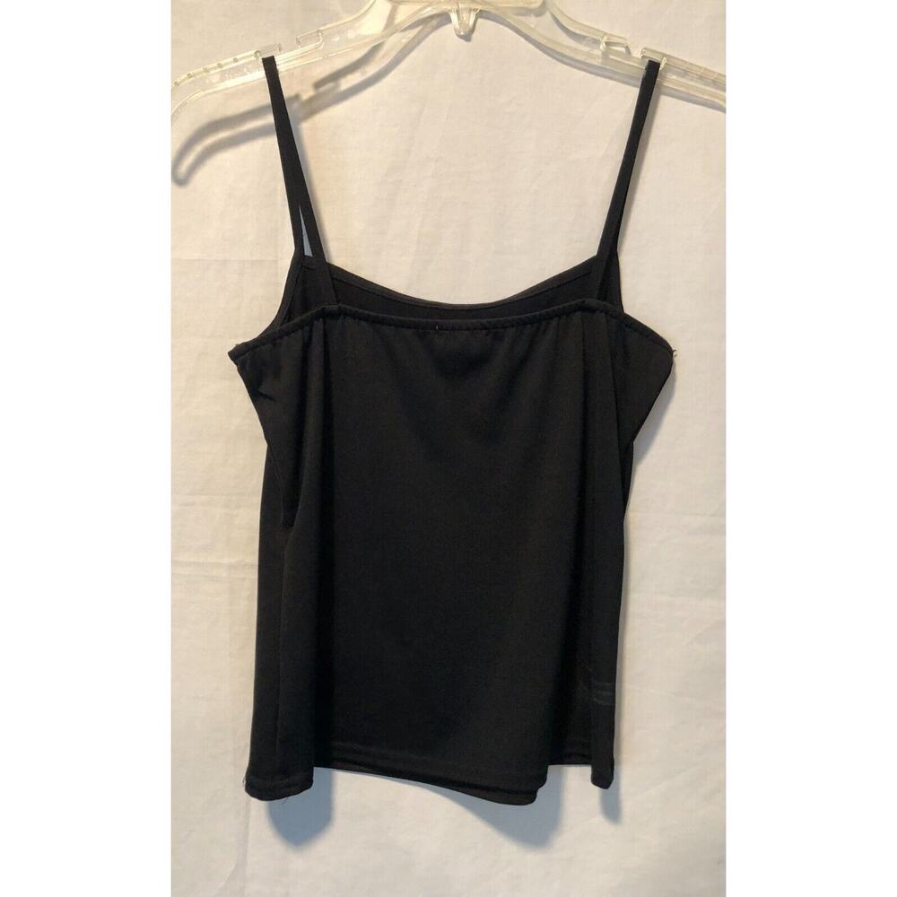 Cache Tank Top Cami Lot 2 Black Yellow Size M Str… - image 4